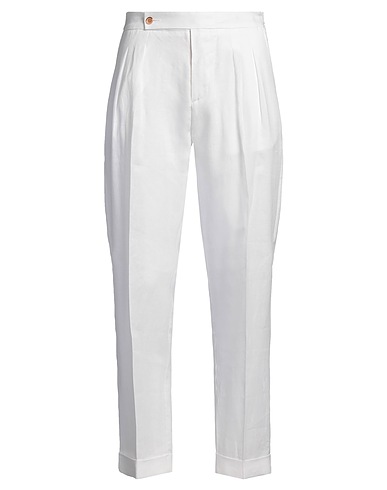 HARMONT & BLAINE Casual pants White 100% Linen