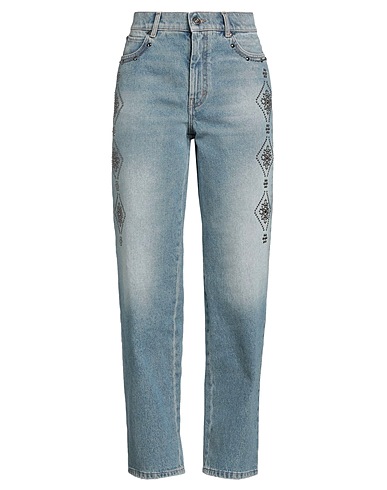WEEKEND MAX MARA Pantalon en jean Bleu 100% Coton