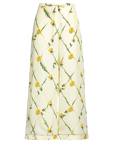 BURBERRY Pantalon Jaune 100% Soie