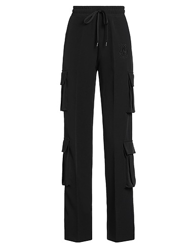 GAëLLE Paris Casual trouser Black 90% Polyester, 10% Elastane