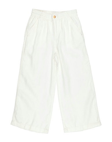POLO RALPH LAUREN Casual trouser WIDE-LEG LINEN PANT White 100% Linen