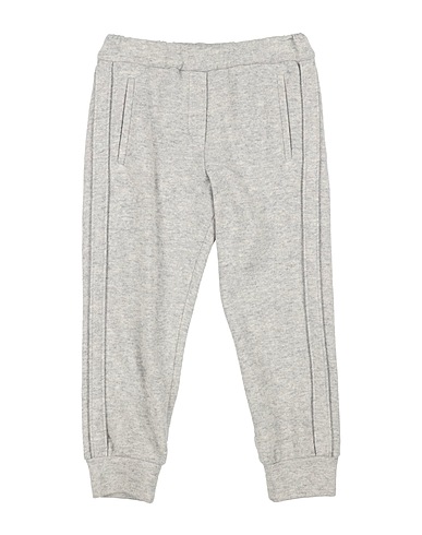 BRUNELLO CUCINELLI Casual pants Light grey 83% Cashmere, 17% Cotton, Brass