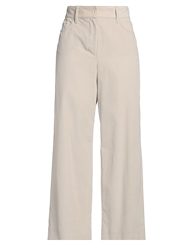 'S MAX MARA Casual pants Light grey 100% Cotton