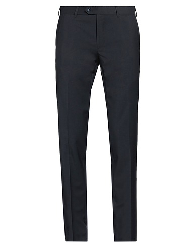 SANTANIELLO Casual pants Navy 100% Wool