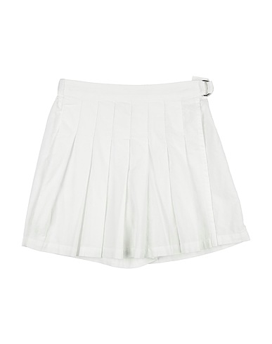 POLO RALPH LAUREN Shorts & Bermuda PLEATED SEERSUCKER FAUX-WRAP SKORT White 100% Cotton