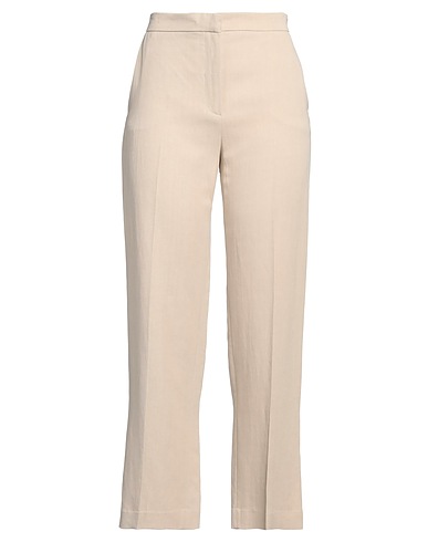 ANTONELLI Casual pants Beige 80% Viscose, 20% Linen