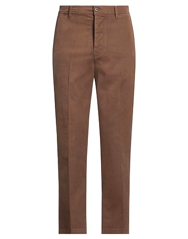 BRIAN DALES Casual pants Khaki 98% Cotton, 2% Elastane