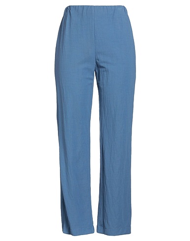 HARRIS WHARF LONDON Casual trouser Slate blue 57% Viscose, 43% Polyamide