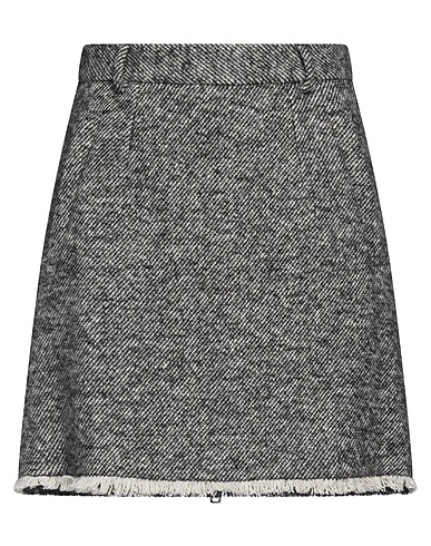 DOLCE&GABBANA Skirts ANTRACITE 55% Wool, 27% Polyamide, 11% Alpaca wool, 7% Silk