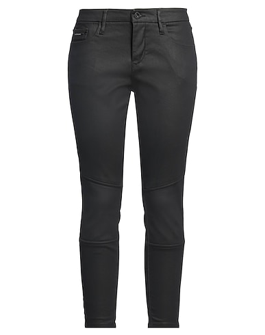CALVIN KLEIN JEANS Denim trousers NERO 98% Cotton, 2% Elastane