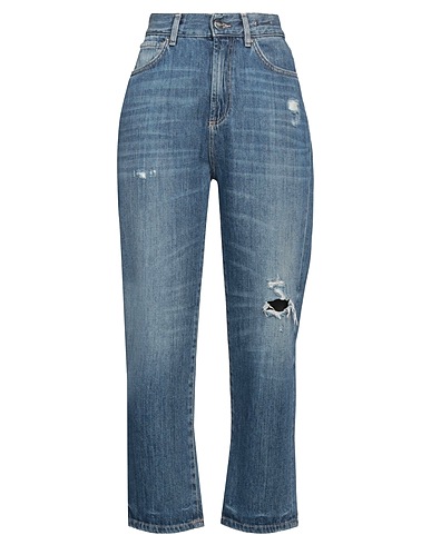 MARELLA Denim trousers Blue 100% Cotton