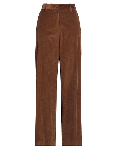 WEEKEND MAX MARA Casual pants Brown 100% Cotton