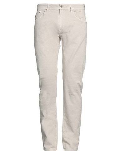 BARMAS Pantalone Avorio 97% Cotone, 3% Elastan