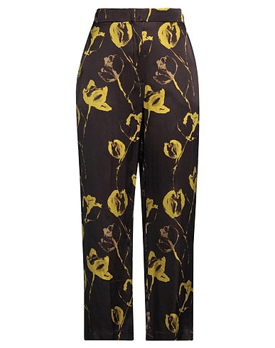 LIVIANA CONTI Casual pants Dark brown 100% Viscose