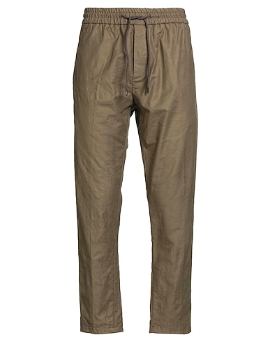 DONDUP Casual trouser VERDE MILITARE 51% Cotton, 47% Modal, 2% Elastane