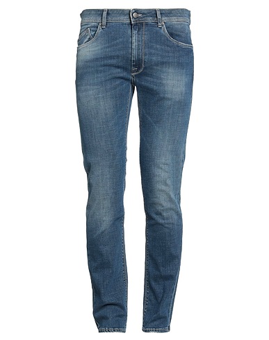 BARMAS Denim trousers Blue 98% Cotton, 2% Elastane