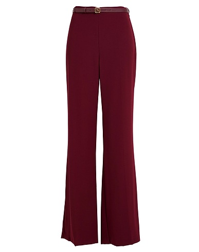 ELISABETTA FRANCHI Hosen Bordeaux 100% Polyester, Polyurethan