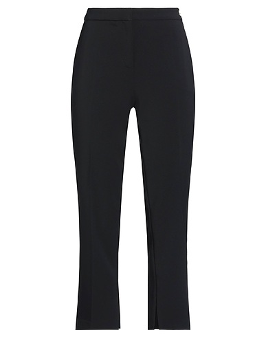 ELISABETTA FRANCHI Casual pants Black 95% Polyester, 5% Elastane