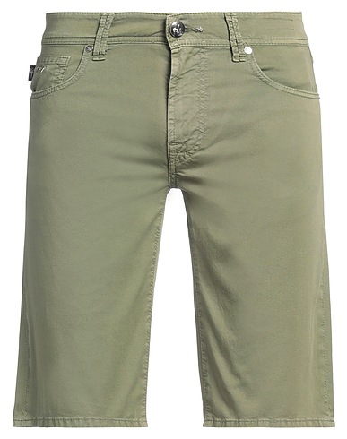 TRAMAROSSA Shorts & Bermuda Military green 98% Cotton, 2% Elastane
