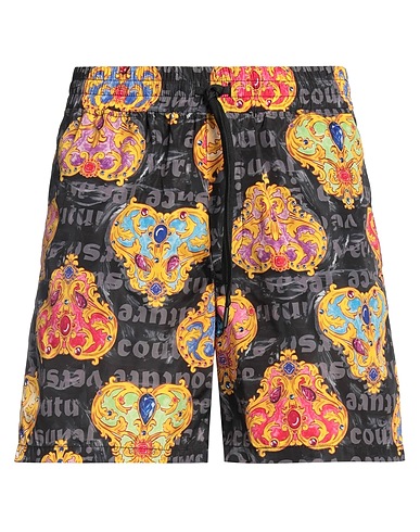 VERSACE JEANS COUTURE Shorts & Bermuda Charcoal 100% Polyester