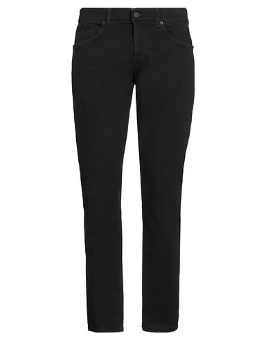 DONDUP Denim trousers Black 78% Cotton, 20% Recycled cotton, 2% Elastane