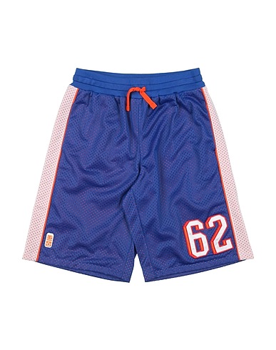 DOLCE&GABBANA Shorts & Bermuda Blue 92% Polyester, 8% Cotton, Viscose