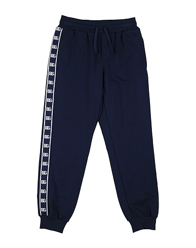 DOLCE&GABBANA Pantalone Blu navy 100% Cotone, Poliestere, Elastan, Zama