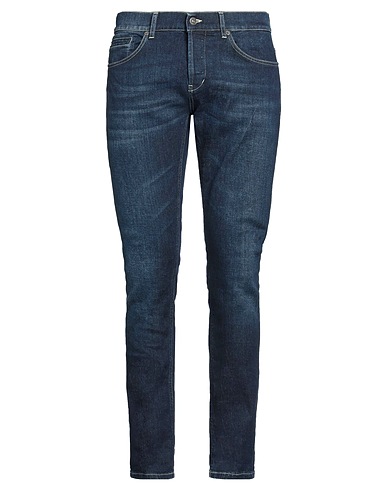 DONDUP Denim pants Blue 92% Cotton, 6% Elastomultiester, 2% Elastane