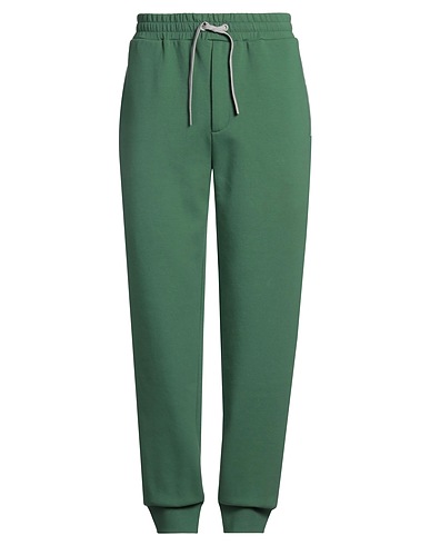 PEOPLE OF SHIBUYA Casual trouser Green 53% Polyethylene, 41% Cotton, 6% Elastane