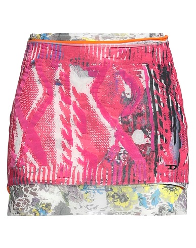 DIESEL Mini skirt Fuchsia 85% Polyester, 15% Elastane