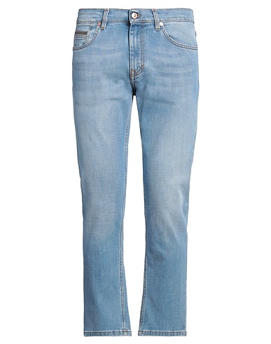 HARMONT & BLAINE Denim trousers Blue 99% Cotton, 1% Elastane