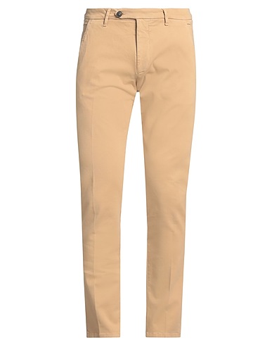 ROŸ ROGER'S Casual trouser Sand 97% Cotton, 3% Elastane