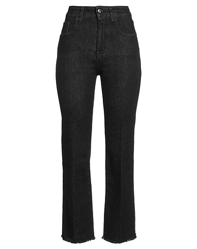 JACOB COHЁN Bootcut Jeans Black 93% Cotton, 6% Cashmere, 1% Elastane, Polyester
