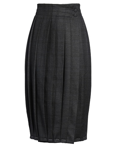 REMAIN BIRGER CHRISTENSEN Midi skirt Charcoal 56% Wool, 44% Polyamide