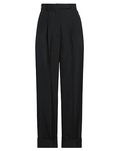 THOM BROWNE パンツ ブラック ウール 50% / ポリエステル 50%