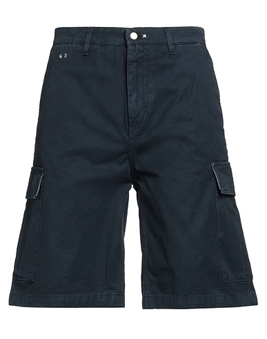 TRAMAROSSA Shorts & Bermuda Navy blue 97% Cotton, 3% Elastane