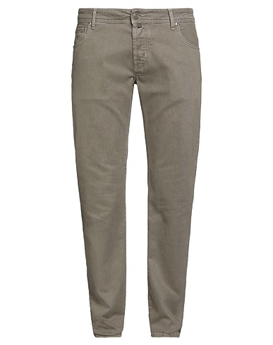 JACOB COHЁN Casual trouser Taupe 49% Cotton, 49% Lyocell, 2% Elastane, Polyester
