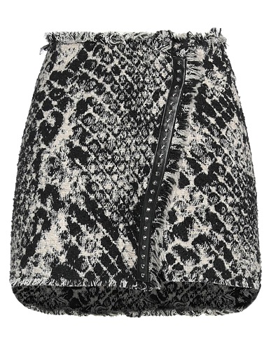 PINKO Minirock Schwarz 36% Baumwolle, 34% Acryl, 23% Polyester, 5% Wolle, 2% Polyamid