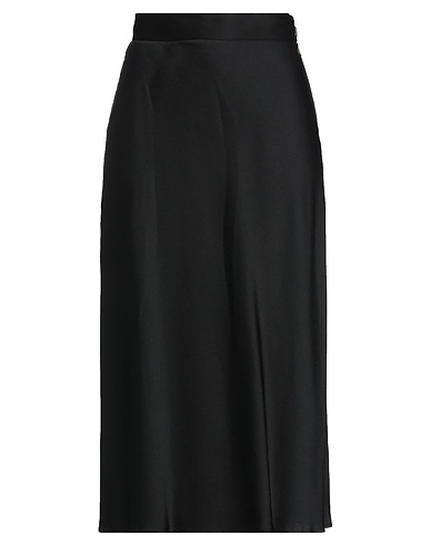 ELISABETTA FRANCHI Gonna midi Nero 66% Acetato, 34% Viscosa