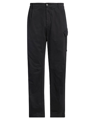C.P. COMPANY Casual pants Black 98% Cotton, 2% Elastane