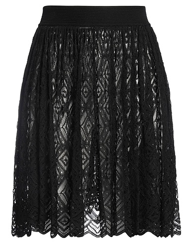 DOLCE&GABBANA Mini skirt Black 76% Viscose, 24% Polyamide