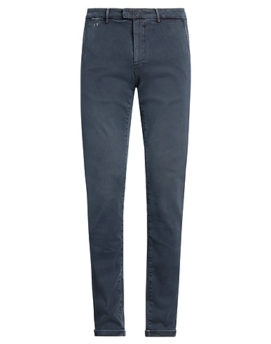 TRAMAROSSA Denim pants Navy 87% Cotton, 9% Polyester, 4% Elastane
