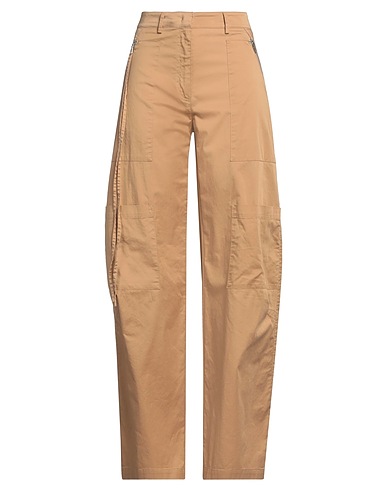 SEVENTY VENEZIA Casual trouser Camel 98% Cotton, 2% Elastane