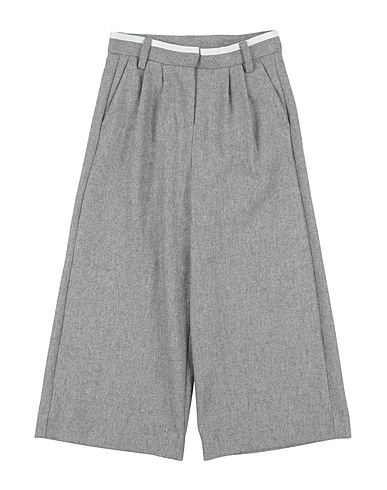 ERMANNO SCERVINO JUNIOR Casual pants Grey 50% Wool, 30% Viscose, 20% Polyester