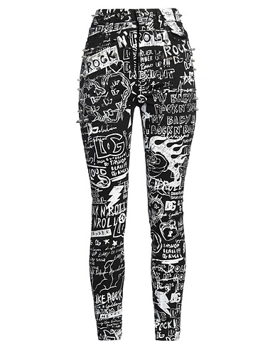 DOLCE&GABBANA Denim pants Black 98% Cotton, 2% Elastane