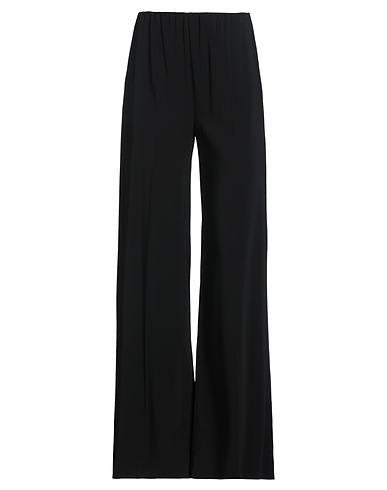 JUCCA Casual trouser Black 95% Viscose, 5% Elastane