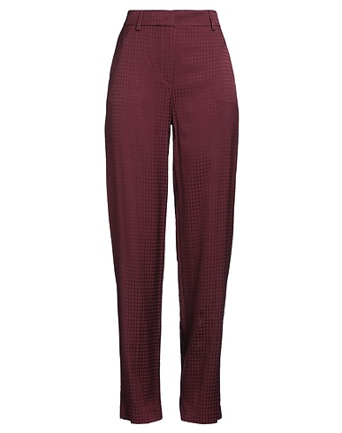 PT Torino Casual trouser Burgundy 100% Viscose