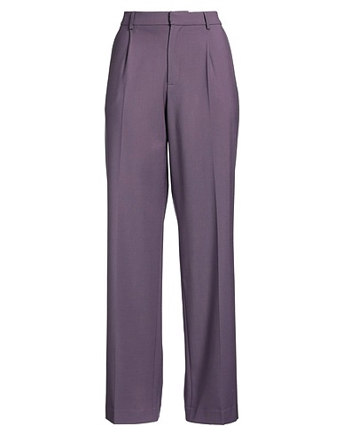 PT Torino Casual pants Mauve 95% Virgin Wool, 5% Elastane