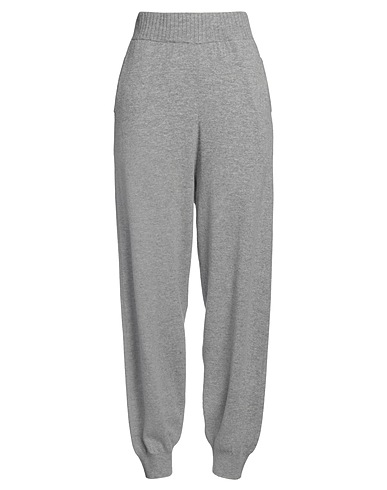 PINKO Casual trouser Light grey 90% Wool, 10% Cashmere