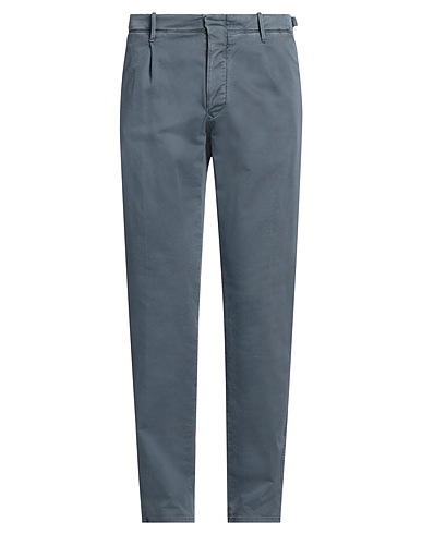 INCOTEX Casual trouser Slate blue 98% Cotton, 2% Elastane